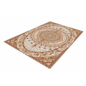 Bakero Mirza Elfenbein Teppich, 140x200 cm, orientalisches Design - Innenarchitektur
