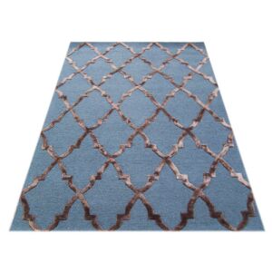 Bakero Kohinoor marineblauer Teppich isoliert auf Weiß - Teppiche