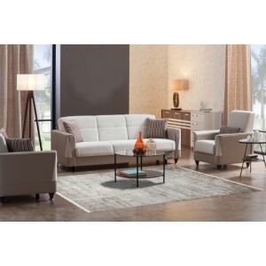 Bakero Cordoba bézs szőnyeg nappali környezetben - Bakero