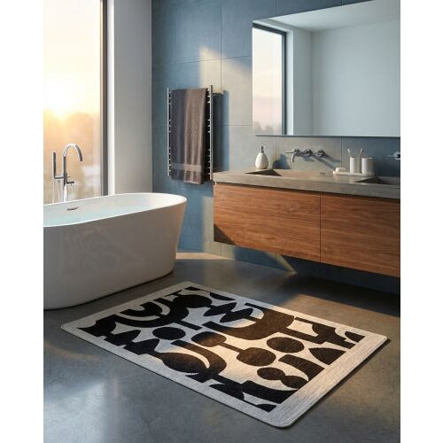 Bakero Kelim Arya Neo 07 white/black Szőnyeg (75x180 cm) 178712595 - Bakero