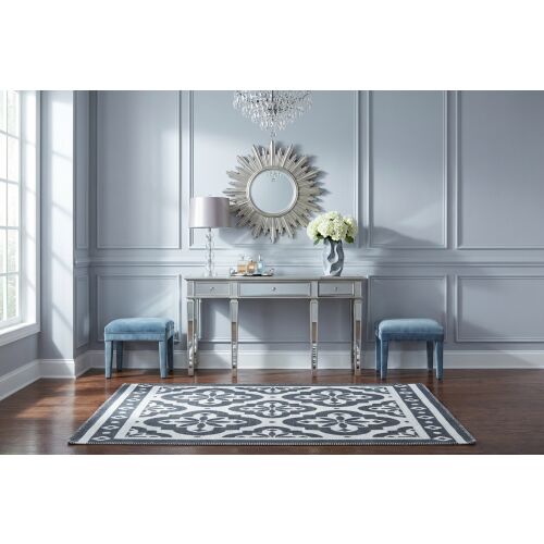 Bakero Kelim Arya Neo 08 antrasit/white Szőnyeg (75x180 cm) 178712607 - Bakero