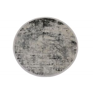 Bakero Como hellgrauer runder Teppich, 150cm Durchmesser, abstraktes Design - Innenarchitektur