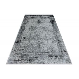 Bakero Vintage silberner Teppich, 160x230 cm, schräge Ansicht - Innenarchitektur