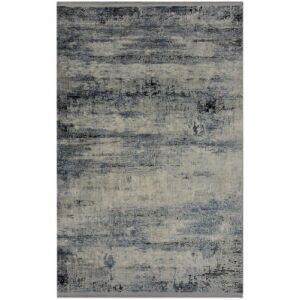 Bakero Verona 02 grau/blauer Teppich, abstraktes Design - Innenarchitektur