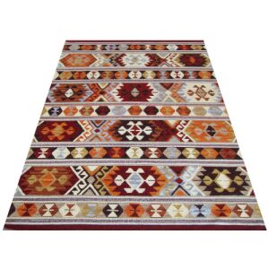 Bakero Kelim Classic 120x180 cm Multicolor-Teppich mit Aztekenmuster - Innenarchitektur