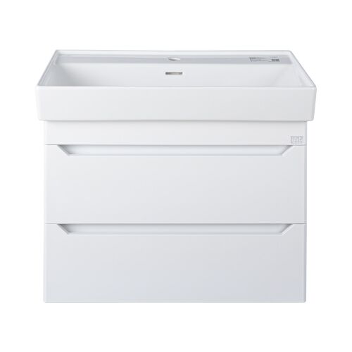 TMP SHARP 80 fali fürdőszobabútor mosdóval, CeraStyle SHARP 37300, fehér, 80 x 48 cm