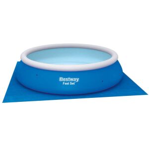 Bestway Fast Set Medence alátetel, 396x396cm, kék - Medence alátét