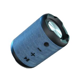 Difuzor portabil Bluetooth BLEKSY®, albastru, rezistent la apă, compact, cu slot pentru card microSD - Boxe Portabile