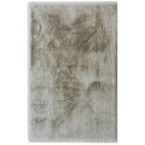 Bakero Shaggy Mollis beiger Teppich (80x150 cm) Gesamtansicht - Innenarchitektur