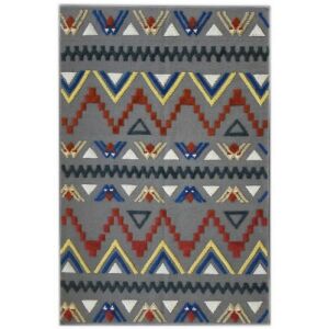 Bakero Kelim Mexico D43A szürke szőnyeg, 160x230 cm, modern design - Bakero