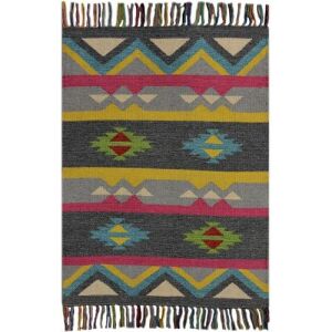 Bakero Kelim Country Modern Szőnyeg 60x200 cm Azték Mintával - Bakero