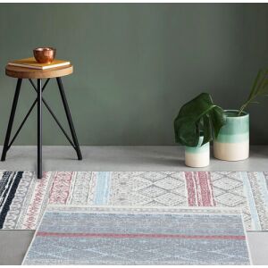 Koberec Bakero Kelim Arya 04 pink/aqua (80x150 cm) 117560521 - Bakero