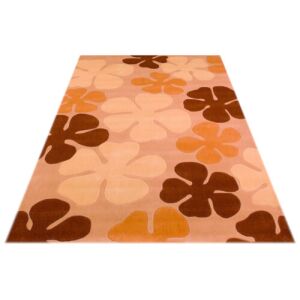 Koberec Bakero Calypso béžový s kvetinovým vzorom, 200x300 cm - Bakero