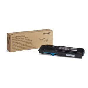Xerox 106R02233 Cyan High Capacity Toner Cartridge for Phaser 6600 and WorkCentre 6605 - Xerox Printer Toner