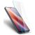Szögletes nézet a Samsung Galaxy A16 Spigen Glas.tR Slim képernyővédőjéről