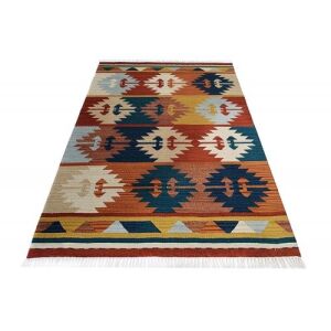 Bakero Kelim classic KL-187 Multi Teppich, 170x230 cm, Gesamtansicht - Teppiche