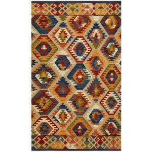 Bakero Kelim classic 17118 Multi Teppich, 120x180 cm, Aztekenmuster - Innenarchitektur