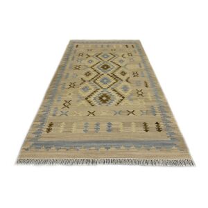 Bakero Kelim classic KL-247 Natur Teppich, 170x230 cm, Gesamtansicht - Innenarchitektur