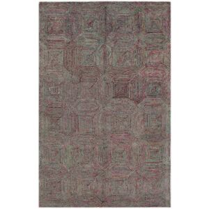 Лилав килим Bakero Chocho, геометричен модел, 153x244 cm - Декорация