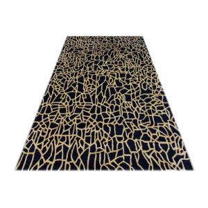 Bakero Naomi marineblau-beiger Teppich, 153x244 cm, geometrisches Muster - Innenarchitektur