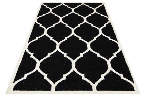 Dywan Bakero Kelim Lara black (120x180 cm)