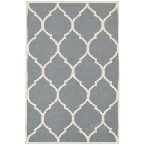 Koberec Bakero Kelim Lara sivý s marockým vzorom, 155x240 cm