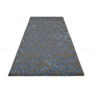 Bakero Bella szürke és indigókék szőnyeg, 153x244 cm, modern design - Bakero