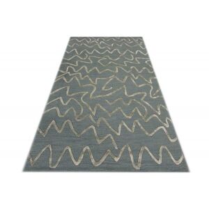 Bakero Bella hellblauer Teppich, 122x183 cm, geometrisches Muster - Innenarchitektur