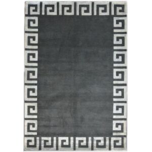 Bakero Manisa Creme Teppich mit griechischer Schlüsselbordüre, 170x240 cm - Dekorationen