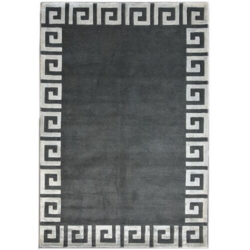 Bakero Manisa Creme Teppich mit griechischer Schlüsselbordüre, 170x240 cm