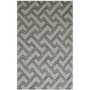 Bakero Stapples krémszínű szőnyeg geometriai mintával, 153x244 cm - Bakero