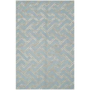 Bakero Stapples hellblauer Teppich mit geometrischem Muster - Innenarchitektur