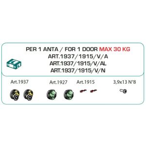 TERNO Dama vasalat szett közézáródó üvegajtóra 30kg 117908201 - Terno