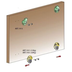 TERNO Dama vasalat szett közézáródó fa ajtóra 30kg 118221256 - Terno