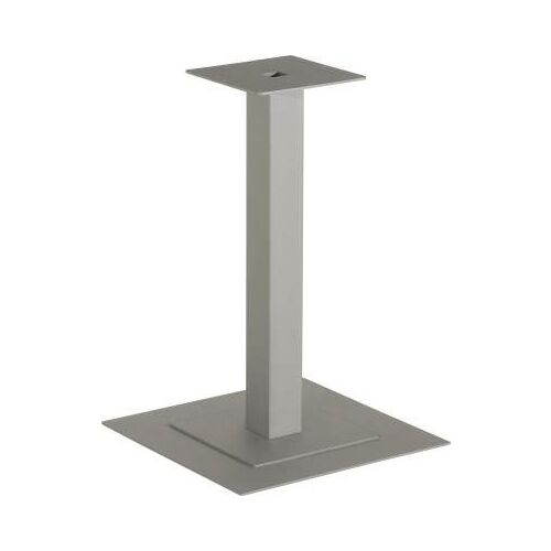 MILADESIGN ST855 ezüst központi asztalláb, négyszögletes talp - Miladesign