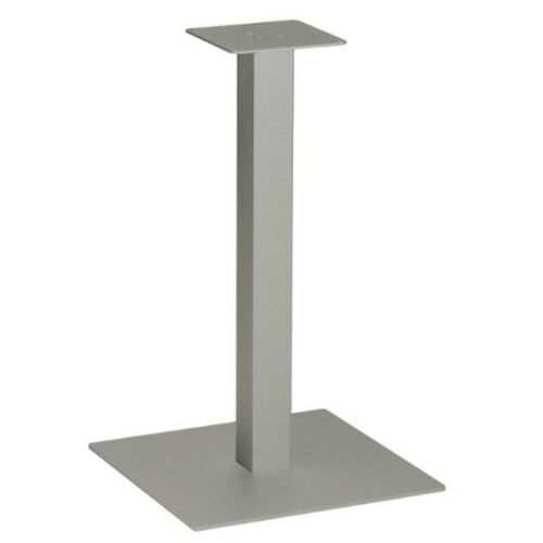 MILADESIGN ST855NT SDE ezüst központi asztalláb négyzet alakú talppal - Miladesign