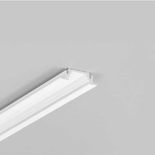 StrongLumio Groove 10 fehér alumínium LED profil, 4050mm hosszúság - LED profil