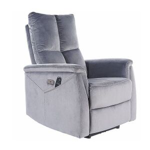 Neptun M Elektromos Masszázsfotel Bársony Szürke Relax 144461959 - Masszázsfotel