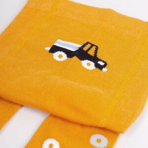 Yo!Club pamut harisnyanadrág fiú (56-62) - okkersárga teherautó 117966710 - Yoclub