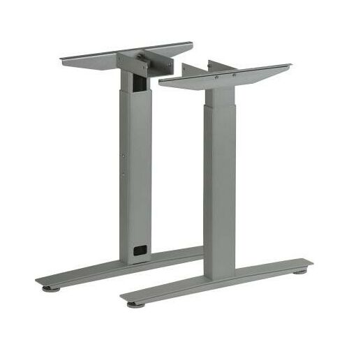 MILADESIGN Linear LN3602R állítható asztallábak, ezüst, 2 db-os készlet - Miladesign