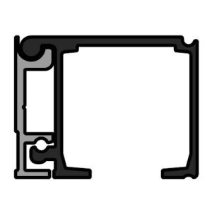 TERNO 1720/G Alumínium Felső Rögzítő Profil, 2m hosszúság - Terno