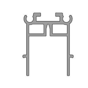 TERNO 2300/A Felső Vezető Profil - Eloxált Alumínium - 2,5m 117988514 - Terno