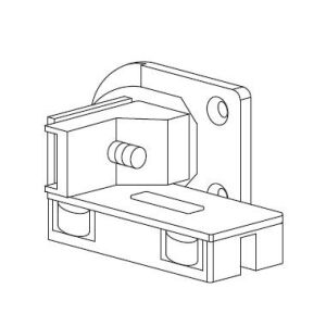 Tolóajtó szerelvény, TERNO art.876, tolóajtó zsanér - Terno