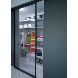 TERNO Universal Eclettica tolóajtó vasalat szett rögzített ajtókhoz, sötétbarna kivitel, 3000x1500mm - Tolóajtó szerelvény