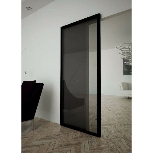 TERNO Magic2 Frame tolóajtó szett ajtókerethez, 80kg, 1100/2600, sötétbarna, szálcsiszolt