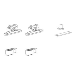 TERNO Step Belső Tolóajtó Szerelvény - 30kg, 2 Fék 117988845 - Terno