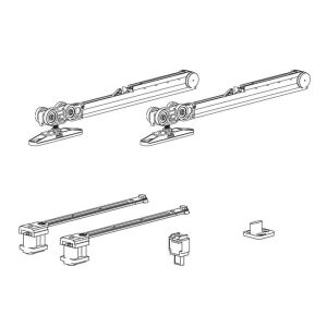 TERNO Step Tolóajtó Szerelvény - 50kg, 1 Szárny 117988849 - Terno