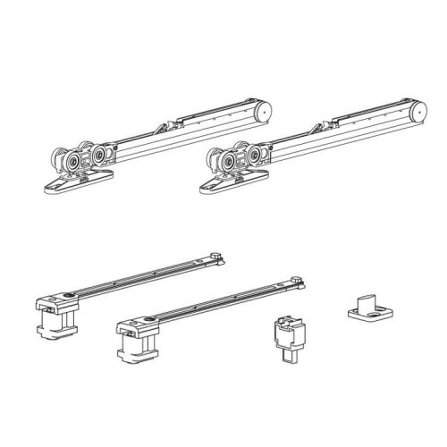 TERNO Step Tolóajtó Szerelvény - 80 kg, 1 Szárny 117988850