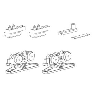TERNO Step Tolóajtó Szerelvény - 160kg, 1 Szárny 117988854 - Terno