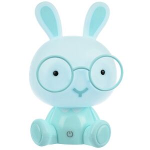 Éjjeli lámpa - kék nyúl 23cm 117989635 - Iso Trade